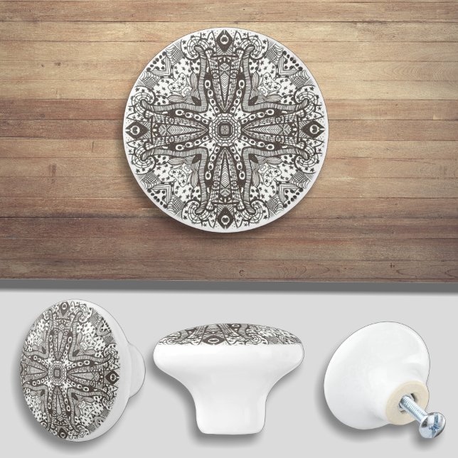 Keramik der Tintenpatronen Keramikknauf (Von Creator hochgeladen)