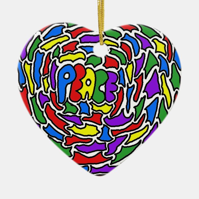 Keramik des Friedens Ornament (Vorne)