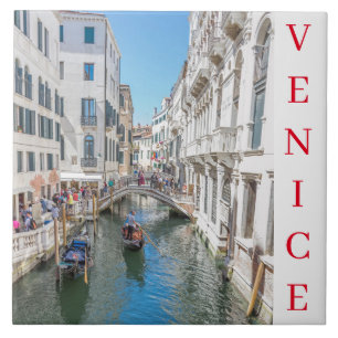 Keramik des Venedig-Kanals Fliese