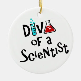 Keramik "DIVA of a Scientist" Keramik Ornament
