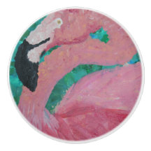 Keramik-Fach-Zug - "Flamingo "