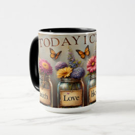 Keramik Farbe Tasse, Heute habe ich... Tasse