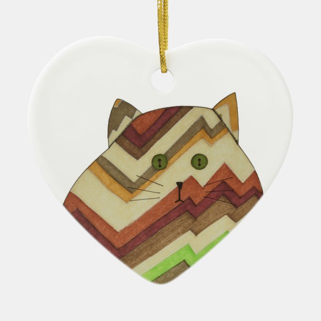 Keramik Fett Keramik Ornament (Vorne)