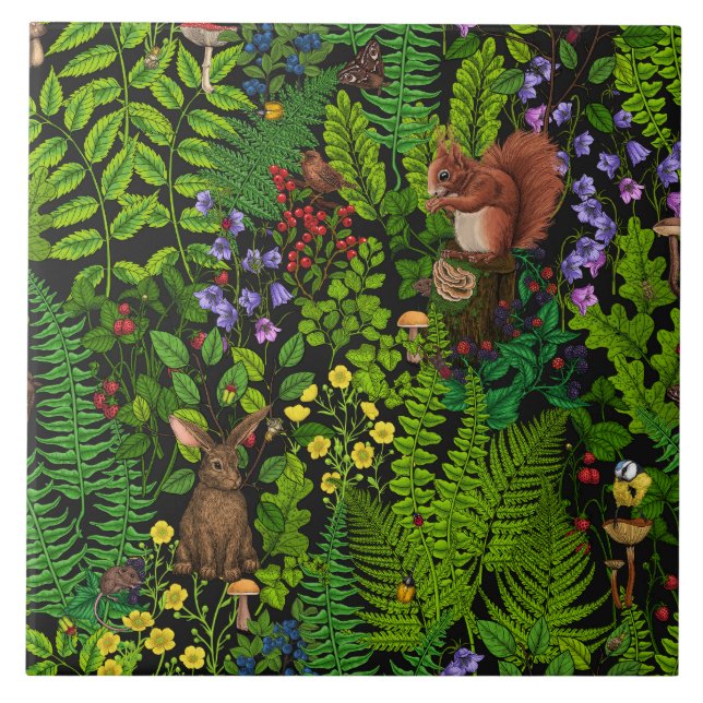 Keramik Fliese (Vorderseite)