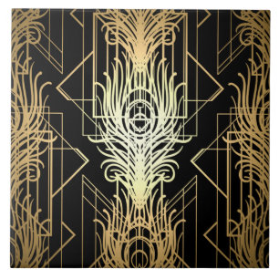 Keramik-Fliese der 1920er Jahre Fliese