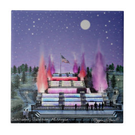 Keramik-Fliese - Kaskaden Jackson Michigan Fliese