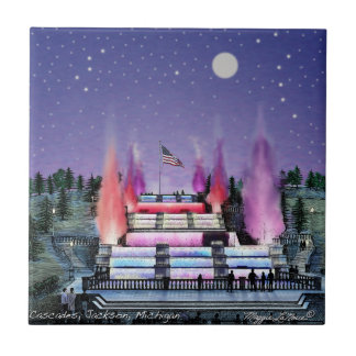 Keramik-Fliese - Kaskaden Jackson Michigan Fliese