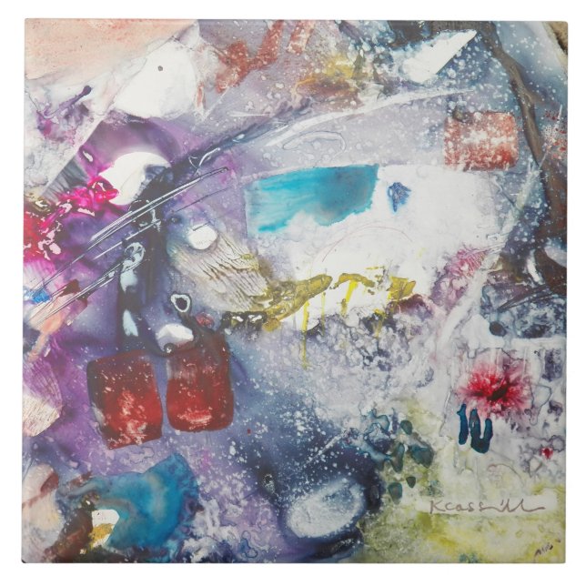 Keramik-Fliese Kays Cassill: "Fischrogen " Fliese (Vorderseite)