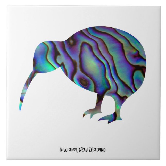 Keramik-Fliese Kiwiana Wand-Kunst Fliese (Vorderseite)