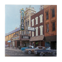 Keramik-Fliese - Michigan-Theater Jackson Michigan