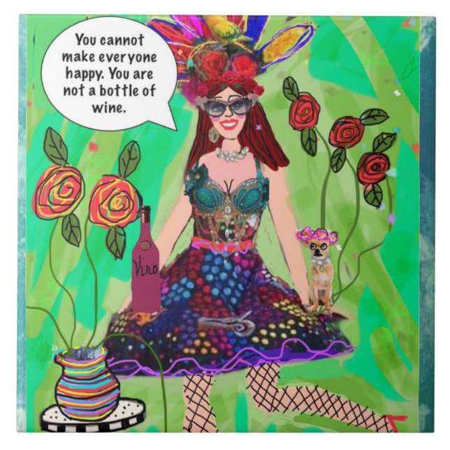 Keramik-Fliesen aus KunstobjektenSie können mich n Fliese (Vorderseite)