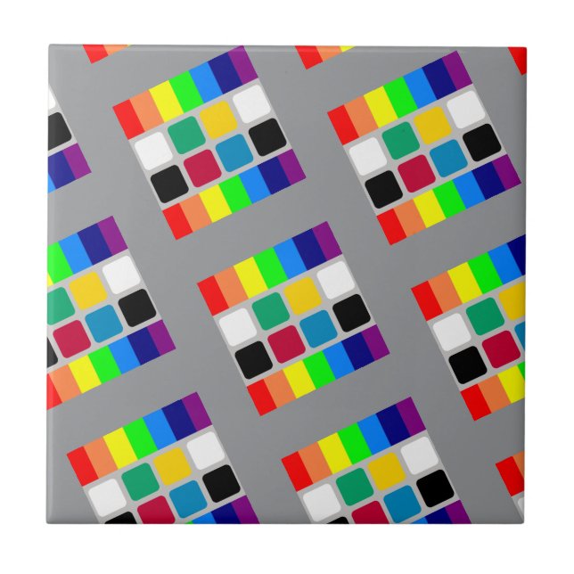 Keramik Fliesenfarben Fliese (Vorderseite)