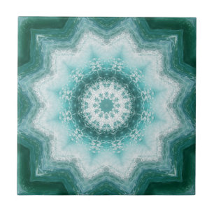 Keramik für aquamarine geometrische Muster des bla Fliese