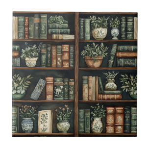 Keramik für Bücher und Blume Fliese