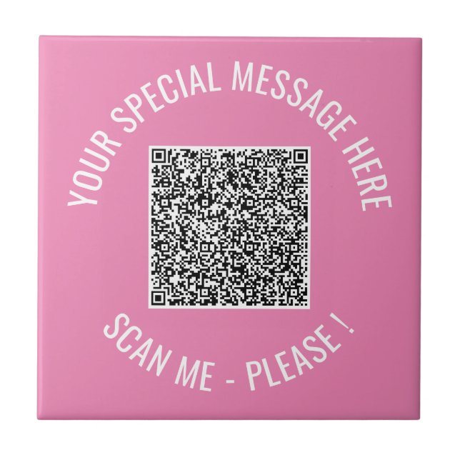 Keramik für den benutzerdefinierten QR-Code Wählen Fliese (Vorderseite)