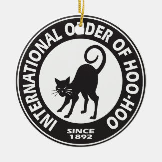 Keramik für Hoo-Hoo-Logos Ornament