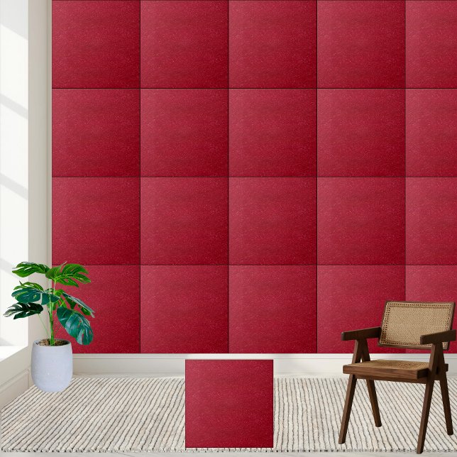 Keramik für tiefe rote Velours-Textur Tile Style 2 Fliese (Deep Red Velvet Texture Ceramic Tile Style 2)