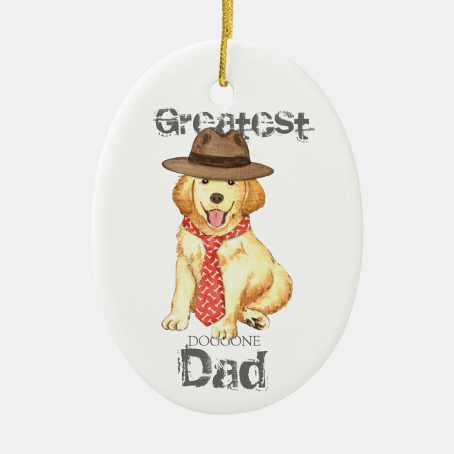 Keramik Golden Vater Ornament (Vorne)