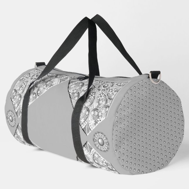 Keramik Grau Duffle Bag (Linke Ecke)