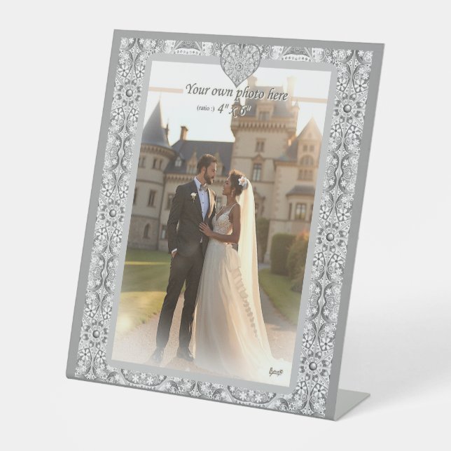 Keramik Grau Sockelschild (Vorderseite)