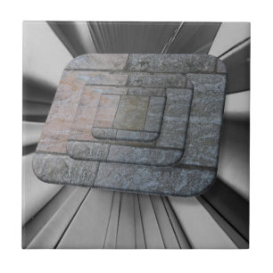 Keramik Grauer Streifen Fliese