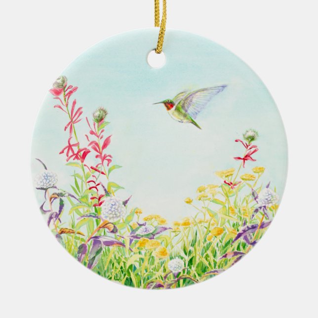 Keramik Hummingbird Keramik Ornament (Vorne)