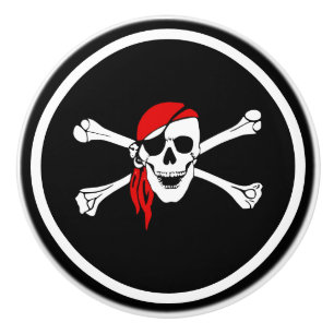 Keramik Kabinett Knob Pirate Keramikknauf