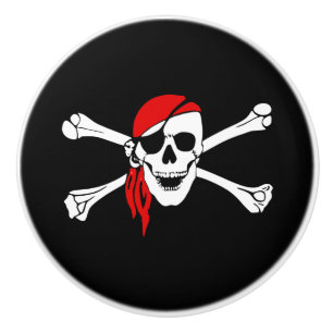 Keramik Kabinett Knob Pirate Keramikknauf