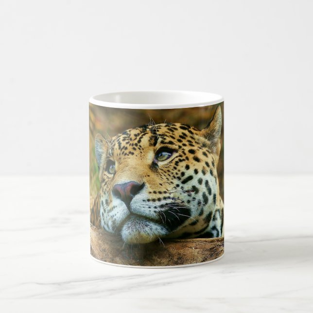 Keramik Kaffee Tasse Leopard (Mittel)