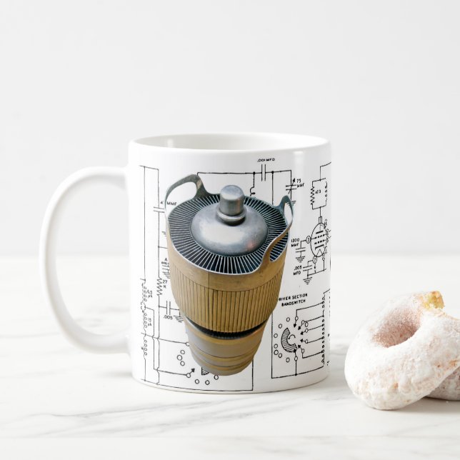 Keramik Kaffeetasse (Mit Donut)
