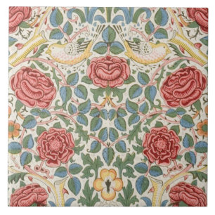 Keramik Kamin William Morris entwirft 016 Fliese