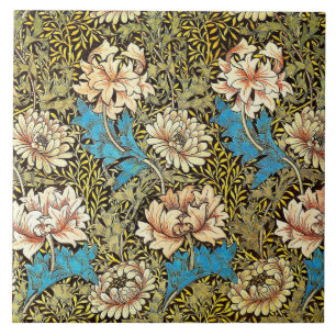 Keramik Kamin William Morris entwirft 019 Fliese