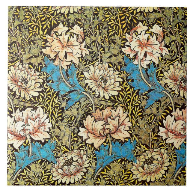 Keramik Kamin William Morris entwirft 019 Fliese (Vorderseite)