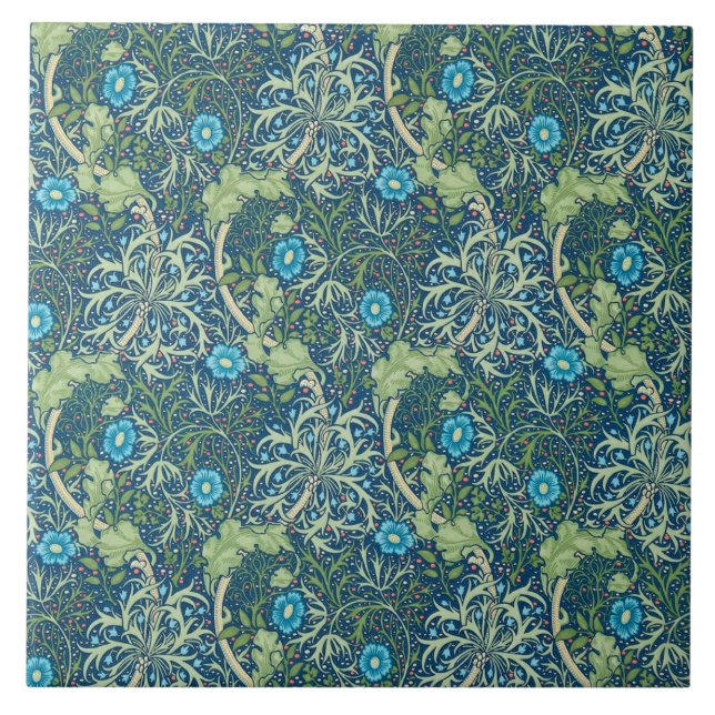 Keramik Kamin William Morris entwirft 020 Fliese (Vorderseite)
