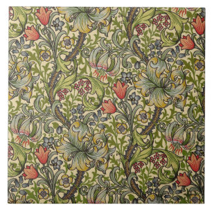 Keramik Kamin William Morris entwirft 023 Fliese