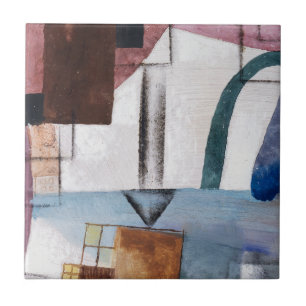 KERAMIK : KANDINSKY : WEISSER OSTEN : 1924 FLIESE