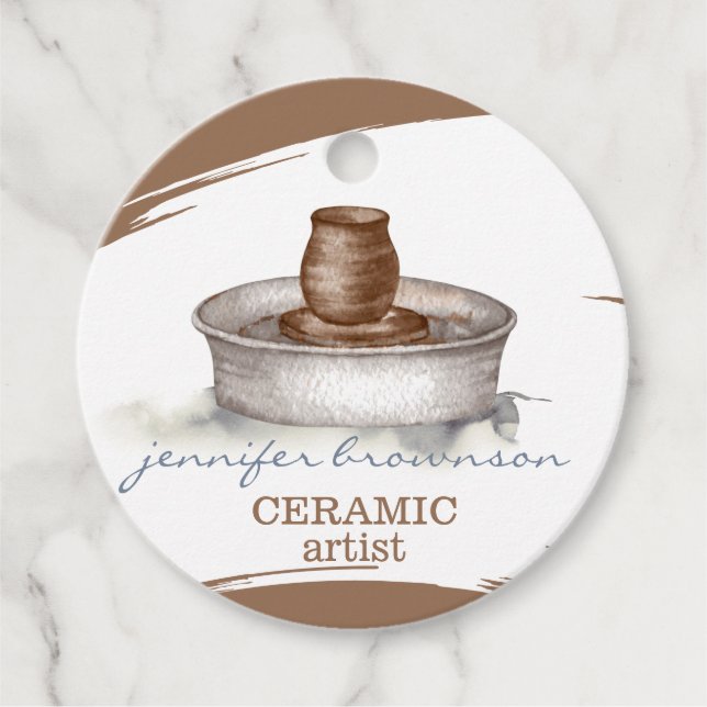 Keramik-Keramik-Kunstwerkskulptur Geschenkanhänger (Vorderseite)