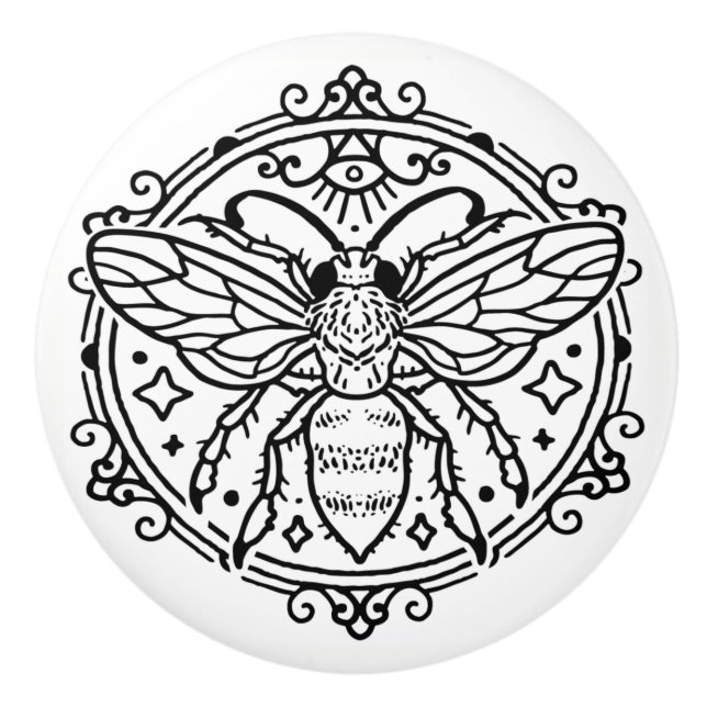 Keramik Keramikknauf (Vorderseite)