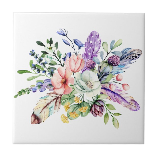 Keramik, klein (4,25" x 4,25"), fliese (Vorderseite)