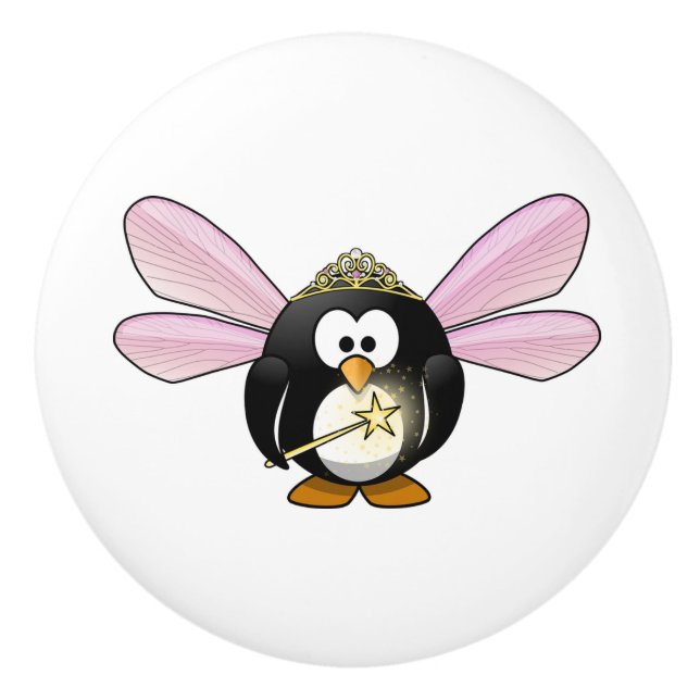 Keramik Knob/Pinguin Fairy Keramikknauf (Vorderseite)