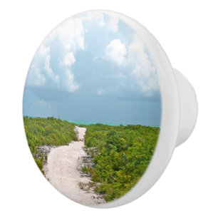 KERAMIK KNOBS/KUSTOM/SANDPFAD ZUM STRAND/FLUFFY CL KERAMIKKNAUF