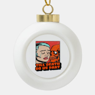 KERAMIK Kugel-Ornament