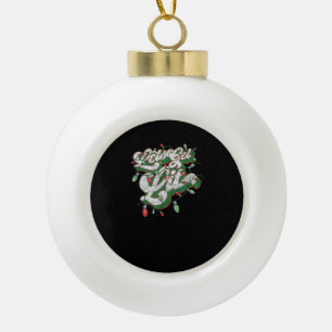 KERAMIK Kugel-Ornament