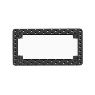 Keramik Lace Black Adressaufkleber