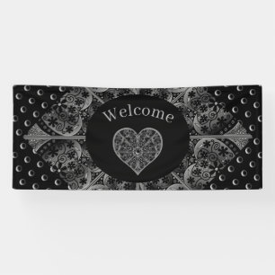 Keramik Lace Black Banner