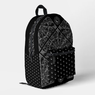 Keramik Lace Black Bedruckter Rucksack