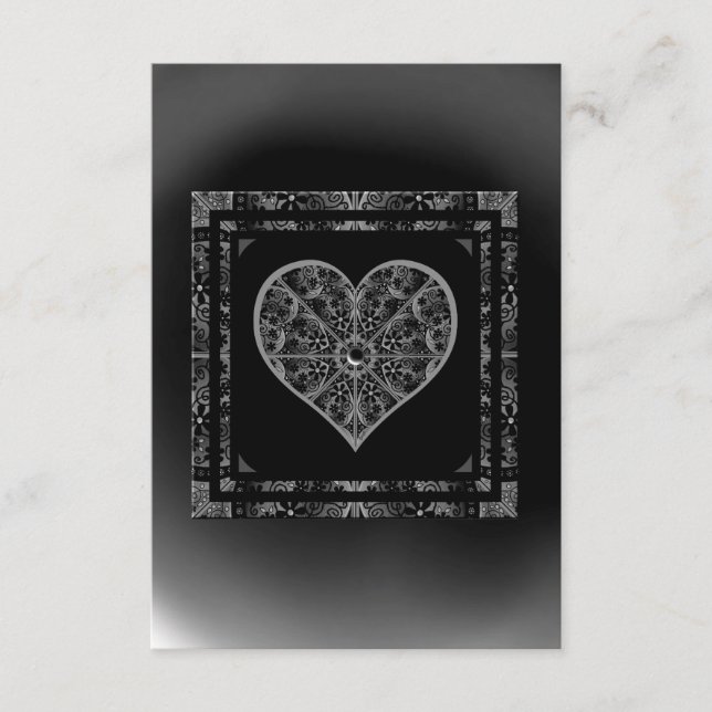 Keramik Lace Black Begleitkarte (Vorderseite)