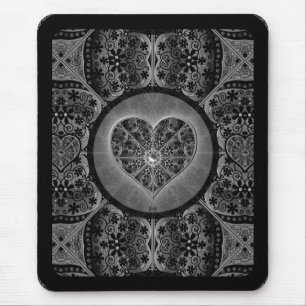 Keramik Lace Black Mousepad