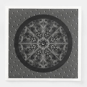 Keramik Lace Black Serviette