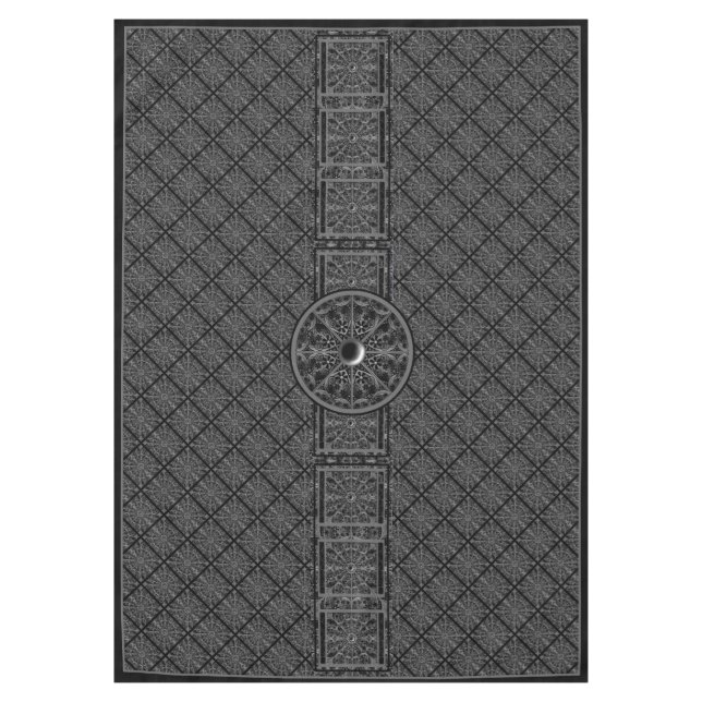 Keramik Lace Black Tischdecke (Vorderseite)